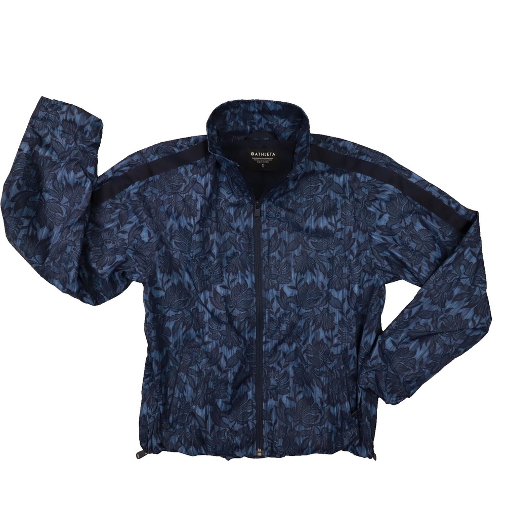 ATHLETA Women's Sightseer Lace Ethereal Bloom Cottage Blue‎ Jacket size XS